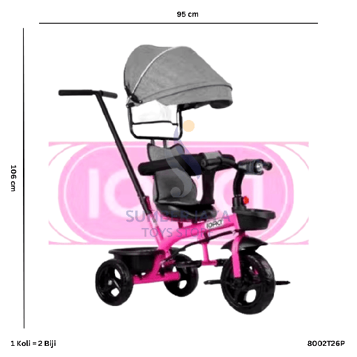 [8002T26P] TRICYCLE IORA T26 PINK