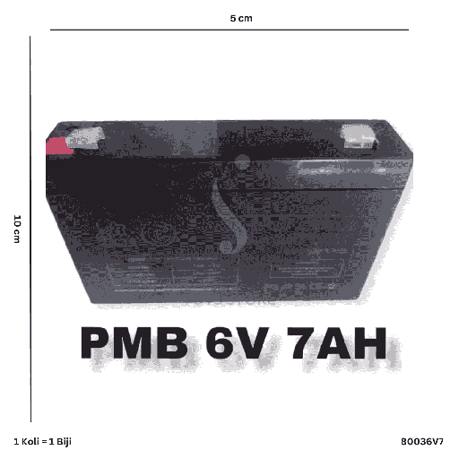 [80036V7] AKI PMB 6V 7AH