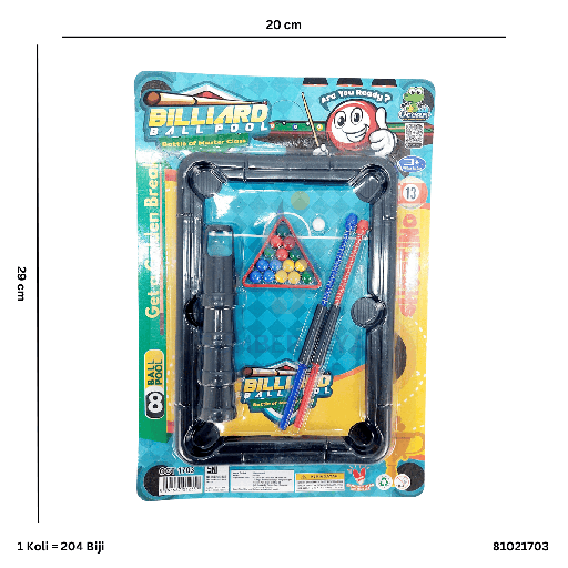 [81021703] BILLIARD BALL POOL 1703