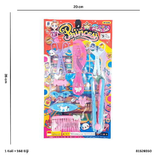 [81529350] HAIR SET PRINCESS 9350