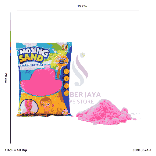 [8081367AR] KINETIC SAND COLOUR 500GR AR 367