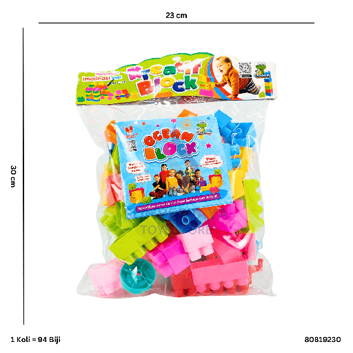 [80819230] KREATIF BLOCK 60PC 9230