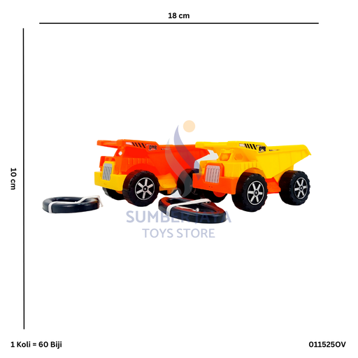 [011525OV] MINI BUILDING DUMP TRUCK 25 OV