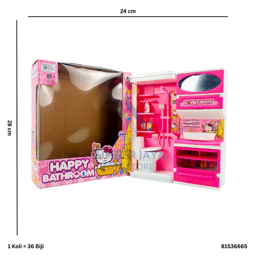 [81536665] HAPPY BATHROOM HELLO KITTY 6665