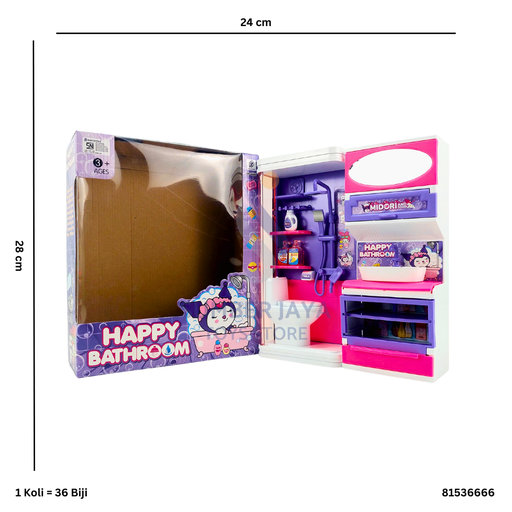 [81536666] HAPPY BATHROOM KUROMI 6666