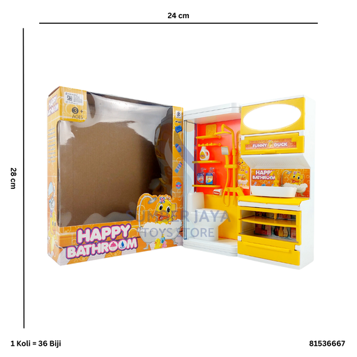 [81536667] HAPPY BATHROOM FUNNY DUCK 6667