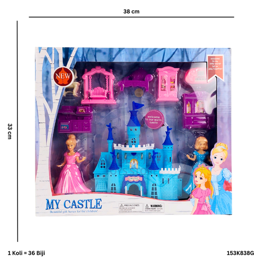 [153K838G] MY CASTLE + 2 PRINCESS DOS K838G
