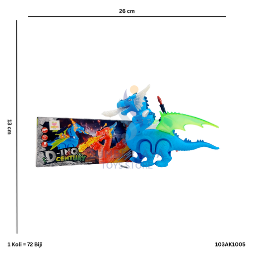 [103AK1005] B/O DRAGON DINO CENTURY AK11005