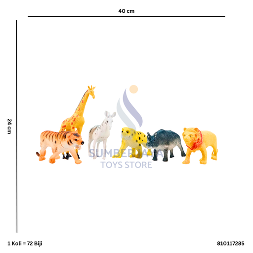 [810117285] WILD ANIMAL TOYS 17285