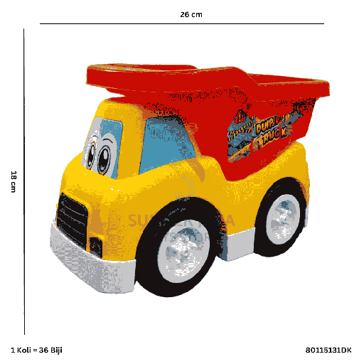 [80115131DK] TRUCK DUMP CARTOON DK 131