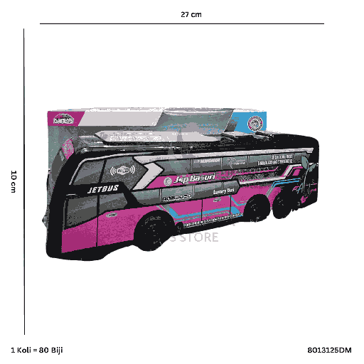 [8013125DM] BUS BASURI MINI BO DUS DM 25