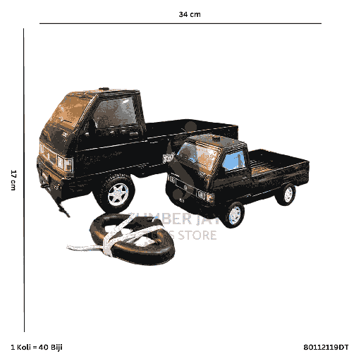 [80112119DT] B/O PICK UP L300 TELOLET DT119