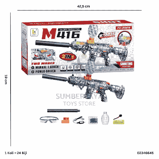 [02346645] PISTOL M416 WATERBOMB 6645