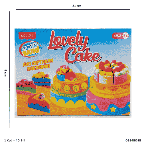 [08349045] COTTON LOVELY CAKE NEW