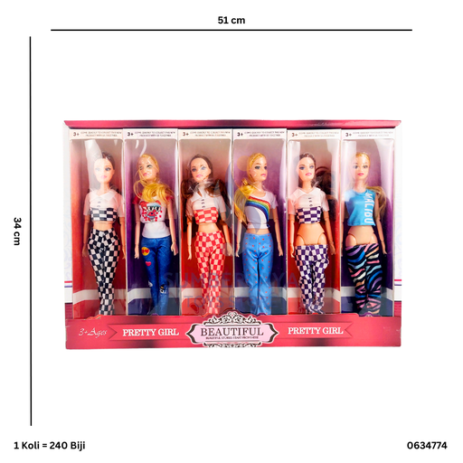 [0634774] BARBIE PRETTY GIRL 4774