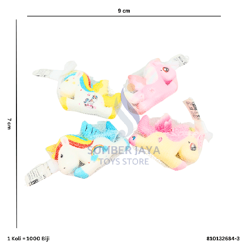 [810132684-3] UNICORN SQUISHY 32684-3