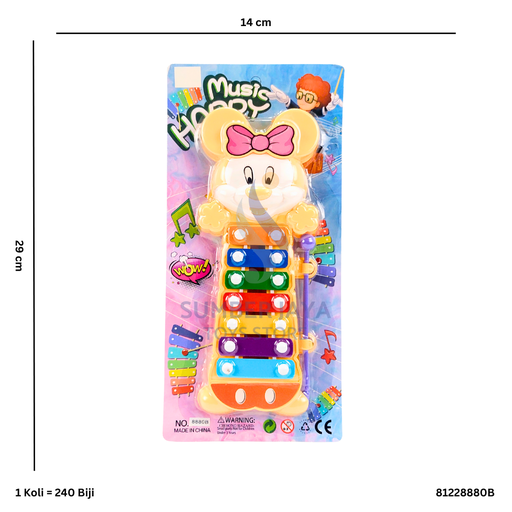 [81228880B] MUSIC HAPPY XYLOPHONE 8880B
