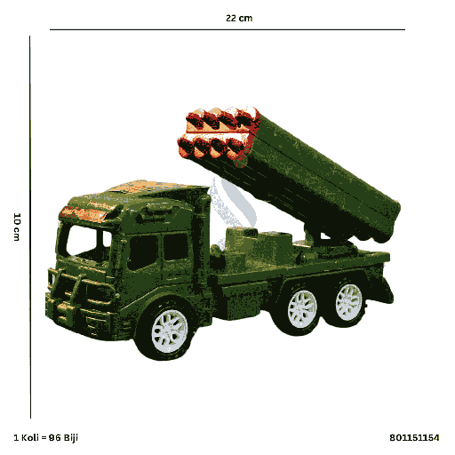 [801151154] TRUCK MILITARY 1154