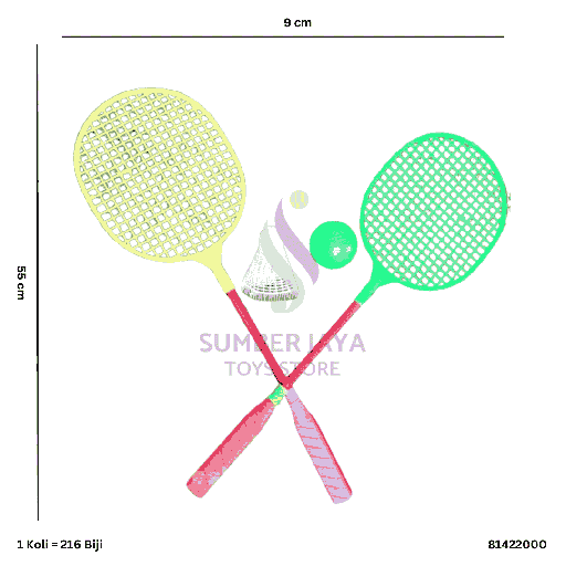 [81422000] RAKET BATMINTON 2000