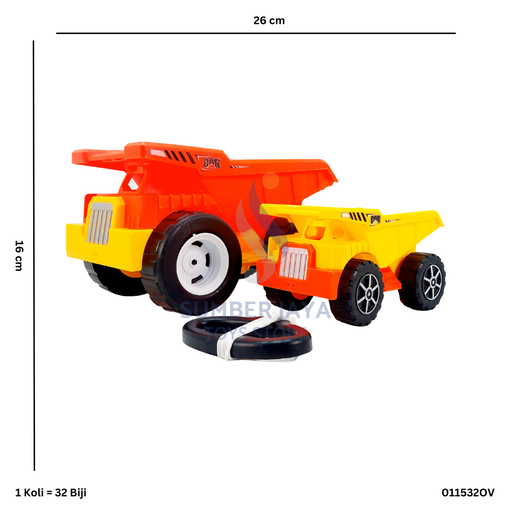 [011532OV] MEDIUM + MINI BUILDING DUMP TRUCK KTG OV 32