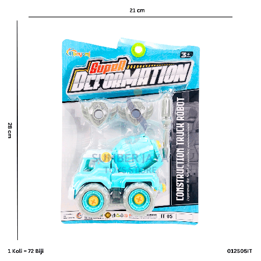 [012505IT] BUILDING TRUCK DEFORMATION SET IT 05