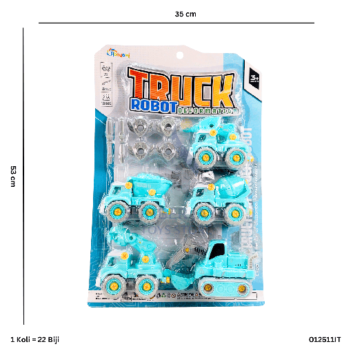 [012511IT] BUILDING TRUCK DEFORMATION ROBOT 5IN1 BO IT 11