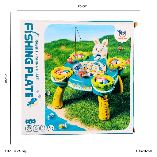 [10320258] LITTLE RABBIT SCENE FISHING 20258