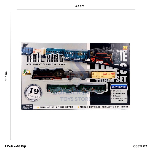 [053TL07] B/O RAILKING W/ LIGHT TL07