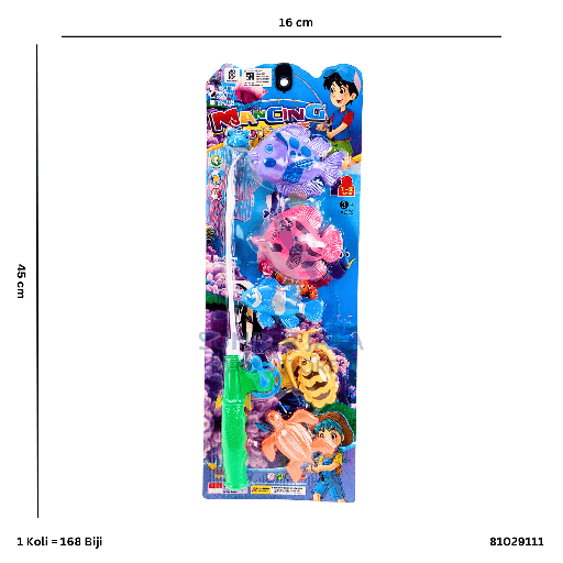 [81029111] FISHING GAME SMALL 5FISH 9111