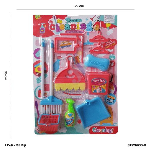 [81526633-8] CLEANING PLAYSET 6633-8