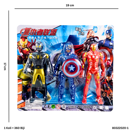 [80322020-1] AVANGERS ROBOT 3PC 2020-1