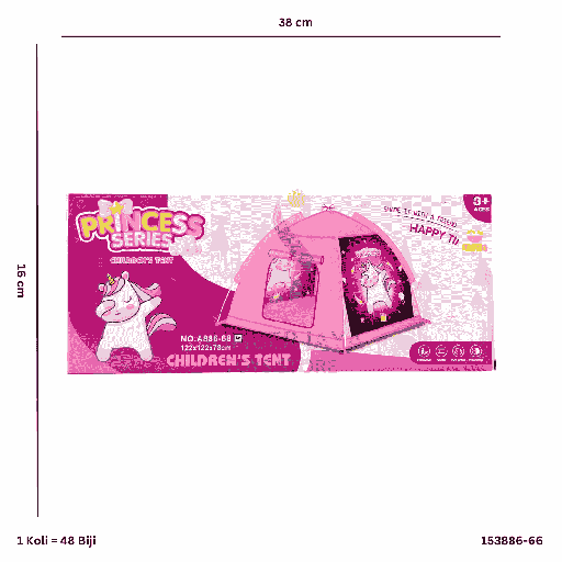 [153886-66] CHILDREN TENDA PRINCCESS 886-66