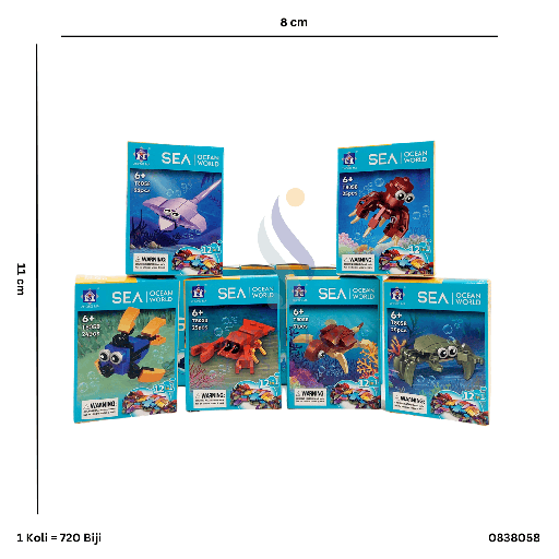 [0838058] UNDERWATER WORLD BLOCK 8058
