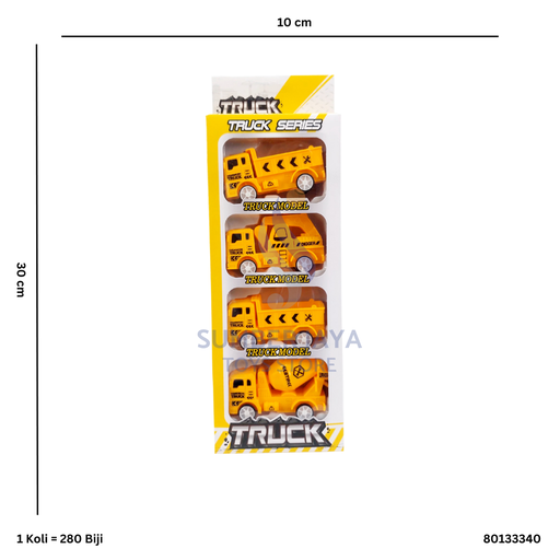 [80133340] 4PC CONTRUCTION TRUCK 340