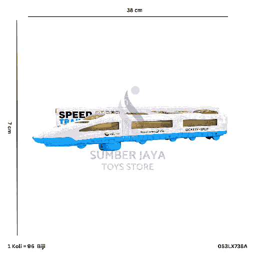 [8053LXS9] 3D BULLET TRAIN LXS9