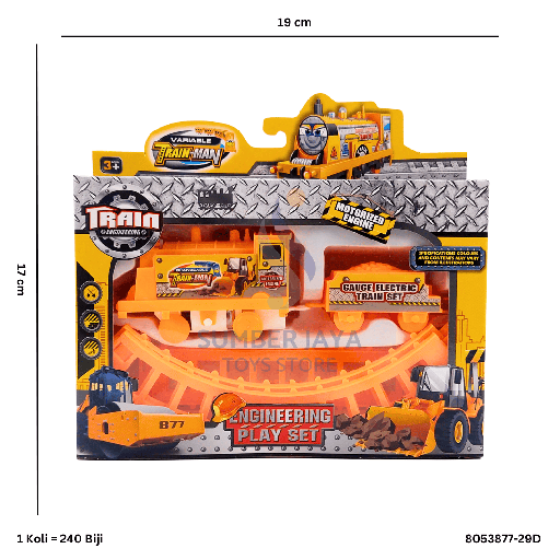[8053877-29D] TRAIN ENGINEERING PLAYSET 877-29DQ