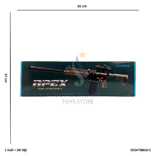 [023478812-1] B/O APEX EVA BULLET RIFFLE 78812