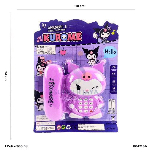 [804218A] TELEPHONE KUROMI YY18A