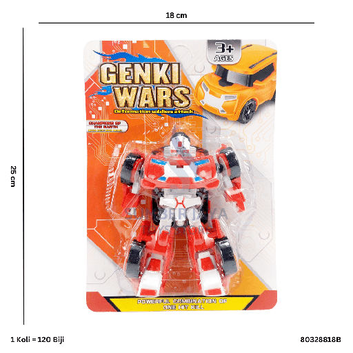 [80328818B] ROBOT GENKI WARS 8818B