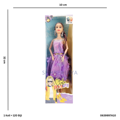 [0639997A10] FASHION DOLL RAMBUT KEPANG 9997A10
