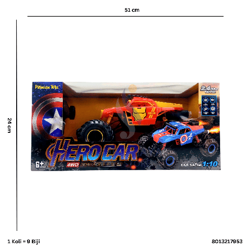 [8013217953] R/C HERO CAR AVANGERS 17953