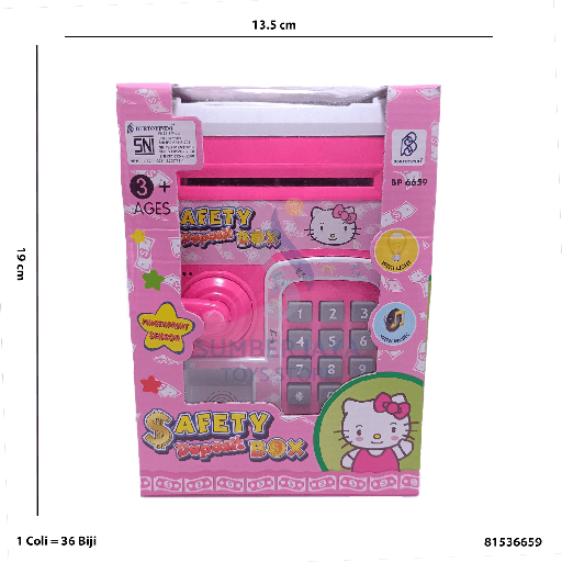 [81536659] SAFETY DEPOSIT HELLO KITY 6659