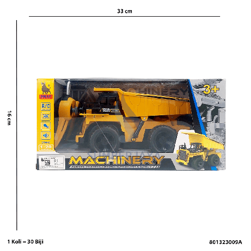 [801323009A] R/C DUMP TRUCK WITH DEMO 3009A