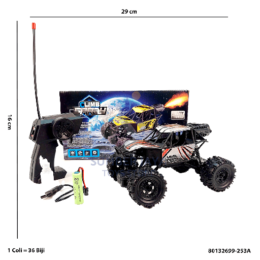 [80132699-253A] R/C JEEP METAL CRAWLER ASAP 699-253A