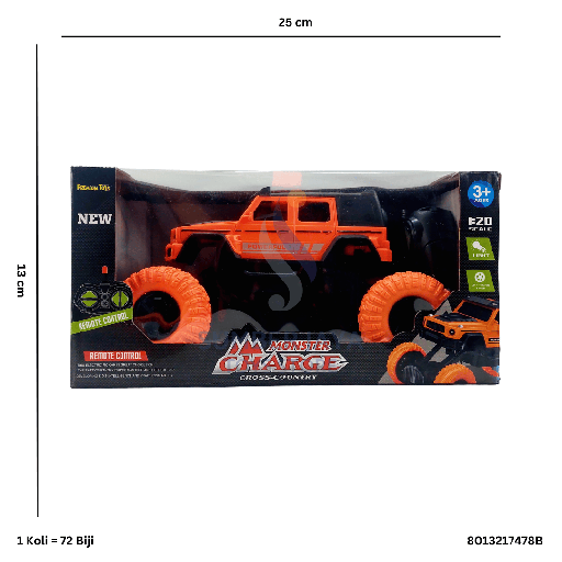 [8013217478B] R/C MONSTER CHARGE 17478B