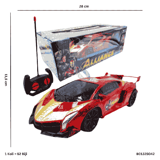 [801325042] R/C SUPER HEROES RACING CAR 5042