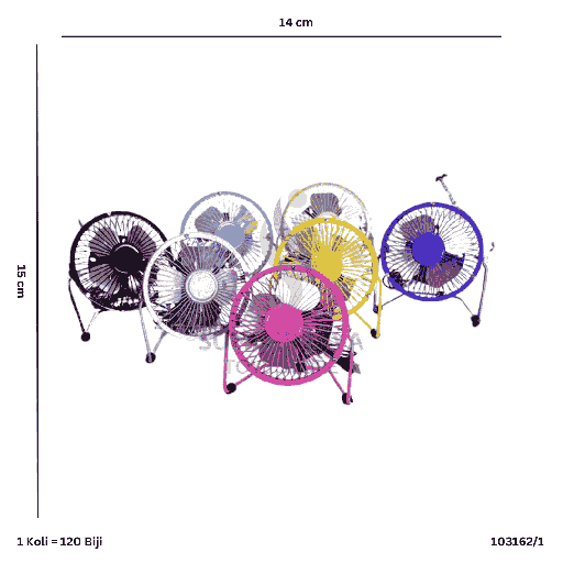 [103162/1] NINI FAN PORTABLE 162/1