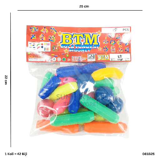 [081B25] BOLA TONGKAT MAGNET BTM 25