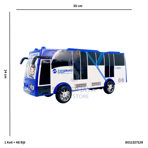 [8011327129] BUS TRANS JAKARTA EXTRA LARGE 27129