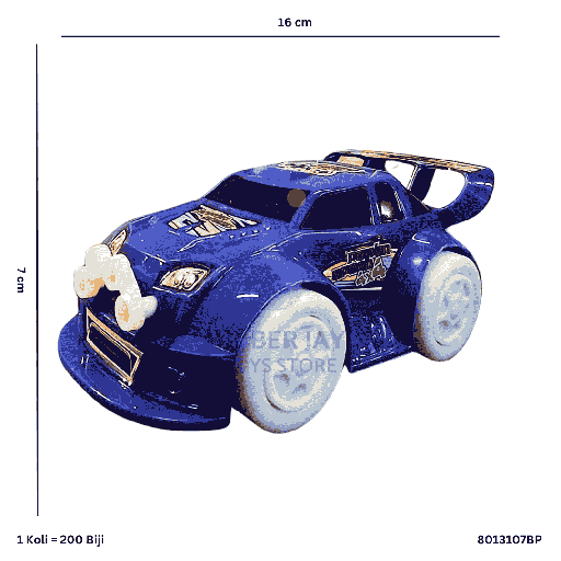 [8013107BP] SUPER RACING CAR B/O DUS BP 07